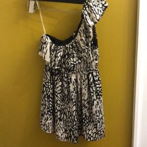 One Shoulder Silk Blouse beautiful! NWOT!